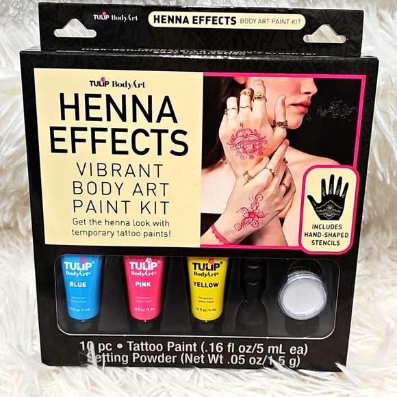 Tulip Body Art Other - Henna Effects Body Art Paint Kit Tulip Body Art Cosmetics Tattoo